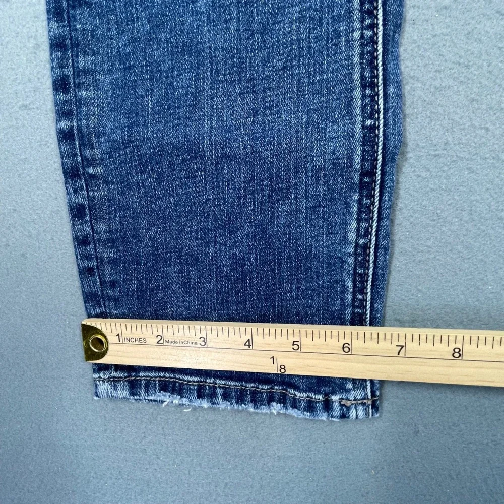 Silver Jeans Blue Suki Mid Rise Capri Jeans Women 27